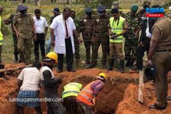 கொக்குத்தொடுவாய் மனிதப் புதைகுழியின் அகழ்வுப் பணிகள் இன்று காலை ஆரம்பம்.! samugammedia 